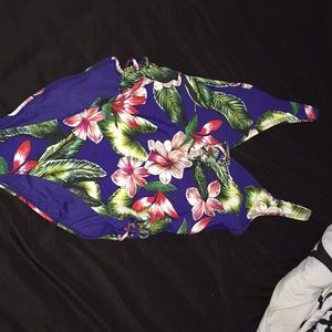 Floral One Piece Bathing Suit